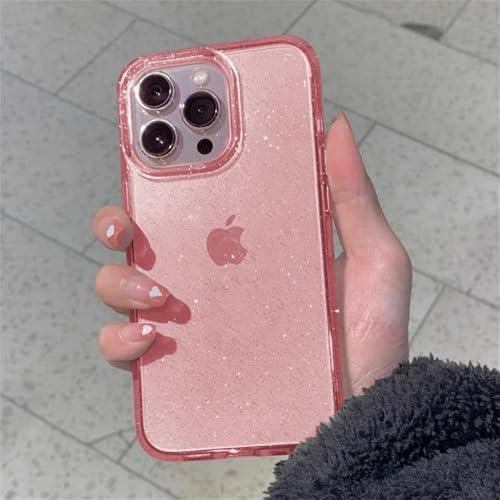 WSDSMS Bling Glitter Transparente Hülle für iPhone 15 14 13 12 11 Pro Max Plus Mini Stoßfeste weiche Silikonschutzhülle, rot, für iPhone 15 Pro WSDSMS Bling Glitter Transparente Hülle für iPhone 15 14 13 12 11 Pro Max Plus Mini Stoßfeste weiche Silikonschutzhülle, rot, für iPhone 15 Pro von WSDSMS