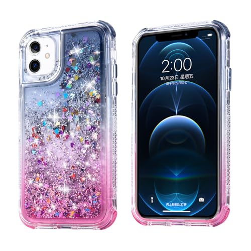 WSDSMS Glitzernde, farbverlaufende Treibsand-transparente Handyhülle für iPhone 11 12 Pro Max XR XS Max X 8 7 Plus 12 Mini 12, stoßfester Stoßfänger, Stil 3, für iPhone 6P 6sP WSDSMS Glitzernde, farbverlaufende Treibsand-transparente Handyhülle für iPhone 11 12 Pro Max XR XS Max X 8 7 Plus 12 Mini 12, stoßfester Stoßfänger, Stil 3, für iPhone 6P 6sP von WSDSMS