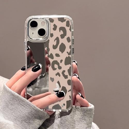 WSDSMS Handyhülle mit Leopardenmuster für iPhone 15 Hülle für iPhone 13 11 12 14 16 Pro Max Abstrakte weiche TPU-Stoßfeste Schminkspiegelabdeckung, K234, für iPhone 16 Plus WSDSMS Handyhülle mit Leopardenmuster für iPhone 15 Hülle für iPhone 13 11 12 14 16 Pro Max Abstrakte weiche TPU-Stoßfeste Schminkspiegelabdeckung, K234, für iPhone 16 Plus von WSDSMS