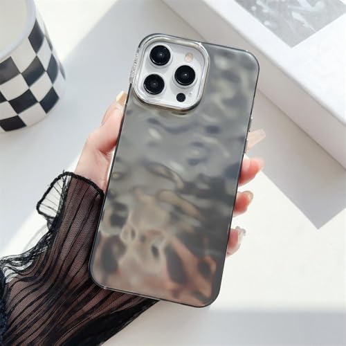 WSDSMS Luxuriöse glitzernde, Matte Hülle für iPhone 15 14 Plus 13 12 11 Pro X XR XS Max 7 8 Plus, stoßfeste, weiche, metallische Glitzerhülle, grau, für iPhone XS Max WSDSMS Luxuriöse glitzernde, Matte Hülle für iPhone 15 14 Plus 13 12 11 Pro X XR XS Max 7 8 Plus, stoßfeste, weiche, metallische Glitzerhülle, grau, für iPhone XS Max von WSDSMS