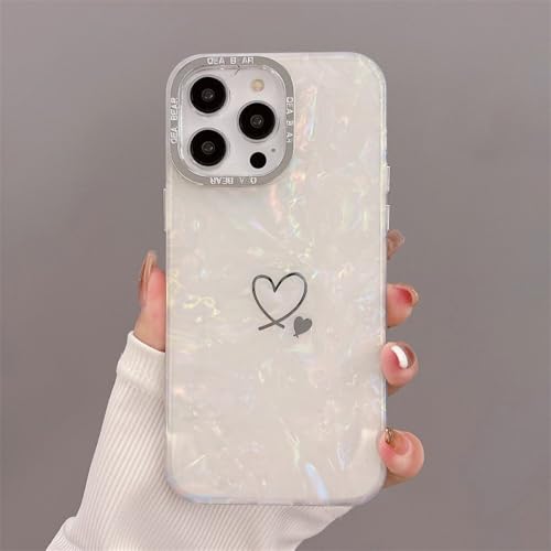 WSDSMS Mirror Love Heart Gradient Gradient Shell Pattern Hülle für iPhone 15 Pro Max 14 13 12 11 Pro 15Plus Metalllinsen-Schutzhülle, C, für iPhone 13 WSDSMS Mirror Love Heart Gradient Gradient Shell Pattern Hülle für iPhone 15 Pro Max 14 13 12 11 Pro 15Plus Metalllinsen-Schutzhülle, C, für iPhone 13 von WSDSMS