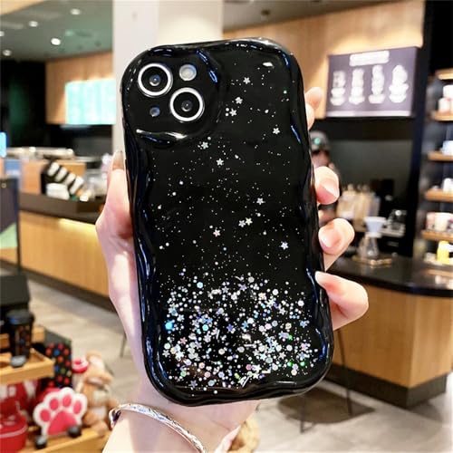 WSDSMS Modische Glitzer-Stern-Pailletten-Handyhülle für iPhone 13 11 12 13 Mini 14 Pro Max X XR XS Max 7 8 6s Plus Klare, weiche TPU-Rückseite, b, für iPhone XR WSDSMS Modische Glitzer-Stern-Pailletten-Handyhülle für iPhone 13 11 12 13 Mini 14 Pro Max X XR XS Max 7 8 6s Plus Klare, weiche TPU-Rückseite, b, für iPhone XR von WSDSMS