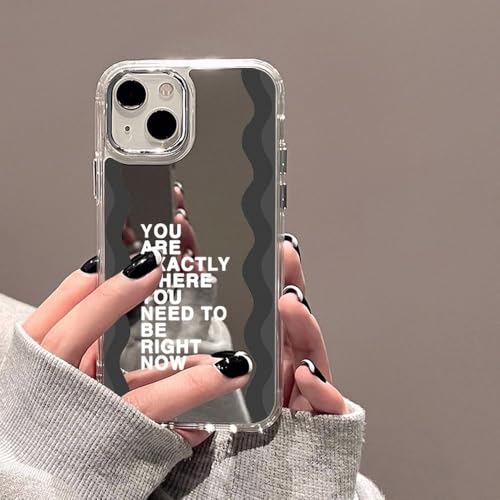 WSDSMS Modische Handyhülle mit Buchstabenspiegel für iPhone 11 14 15 16 Pro Plus 12 13 Pro Max X XS Stoßfeste, weiche Rückseite, HB73, für iPhone 13 Pro WSDSMS Modische Handyhülle mit Buchstabenspiegel für iPhone 11 14 15 16 Pro Plus 12 13 Pro Max X XS Stoßfeste, weiche Rückseite, HB73, für iPhone 13 Pro von WSDSMS