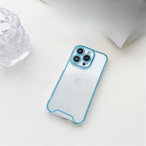WSDSMS Transparente Fluoreszierende Neon-Leuchthülle für iPhone 14 13 12 11 Pro Max XS Max X XR Luxus-Kameraschutz-Stoßstangen-Rückabdeckung, Blau, Für iPhone 12 WSDSMS Transparente Fluoreszierende Neon-Leuchthülle für iPhone 14 13 12 11 Pro Max XS Max X XR Luxus-Kameraschutz-Stoßstangen-Rückabdeckung, Blau, Für iPhone 12 von WSDSMS