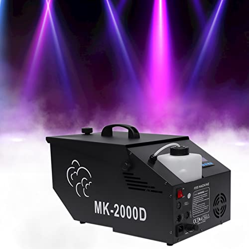 Nebelmaschine Low Lying Smoke Machine DMX Fog Machine Stage Fogger 1200W Bodennebelmaschine mit Wireless Remote Rauchabdeckung 80-100㎡, 5000CFM Nebelmaschine Low Lying Smoke Machine DMX Fog Machine Stage Fogger 1200W Bodennebelmaschine mit Wireless Remote Rauchabdeckung 80-100㎡, 5000CFM von WSIKGHU