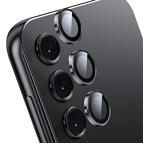 WSKEN für Samsung Galaxy A15 Kameraschutz - 9H Härte Kratzfest Blasenfrei, HD Gehärtetes Kamera Metallglas Panzer Schutzglas Displayschutz Folie Film 5G Zubehör,Handyhülle Freundlich,Titanium von WSKEN