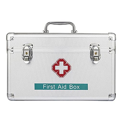 WSMYGS Insulin-Kühlbox, militärische tragbare Metallbox, mit Schultergurt, abschließbares Erste-Hilfe-Box-Schloss, Aufbewahrungsbox für Notfallpakete mit tragbarem Griff für den Arbeitsplatz auf Re WSMYGS Insulin-Kühlbox, militärische tragbare Metallbox, mit Schultergurt, abschließbares Erste-Hilfe-Box-Schloss, Aufbewahrungsbox für Notfallpakete mit tragbarem Griff für den Arbeitsplatz auf Re von WSMYGS