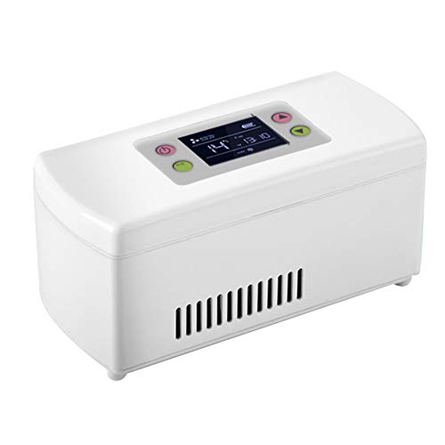 WSMYGS Insulin-Kühlbox, tragbarer Insulin-Gefrierschrank/Kühler, intelligenter kleiner Kühlschrank, Insulinkühler mit konstanter Temperatur von 2–25 °C von WSMYGS