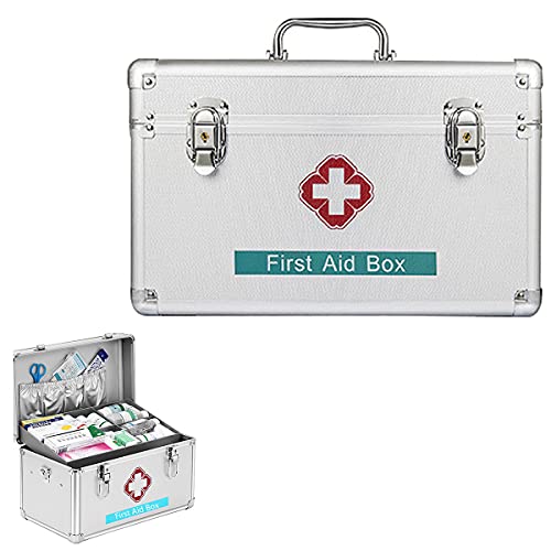 WSMYGS Insulin-Kühlbox, tragbares Erste-Hilfe-Set, Camping-Notfall-Set, enthält herausnehmbares Tablett, multifunktionale Familien-Notfall-Set-Box mit Griff,10-Zoll-Insulinkühler WSMYGS Insulin-Kühlbox, tragbares Erste-Hilfe-Set, Camping-Notfall-Set, enthält herausnehmbares Tablett, multifunktionale Familien-Notfall-Set-Box mit Griff,10-Zoll-Insulinkühler von WSMYGS
