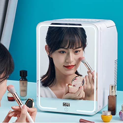 WSMYGS Insulin-Kühlbox Flawless Fridge Hautpflege-Kühlschrank Kompakter verspiegelter LED-Kühlschrank Make-up-Kühlschrank für Make-up und Hautpflege 12-Liter- Insulinkühler WSMYGS Insulin-Kühlbox Flawless Fridge Hautpflege-Kühlschrank Kompakter verspiegelter LED-Kühlschrank Make-up-Kühlschrank für Make-up und Hautpflege 12-Liter- Insulinkühler von WSMYGS