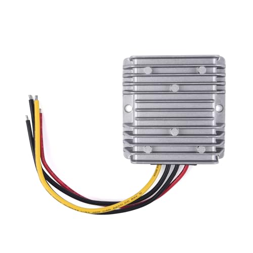 WSOLDMA DC 12 V auf 24 V Stromwandler, 3 A-20 A, Auto-Boost-Regler, Step-Up-Modul für Auto, Aluminiumgehäuse, Überlast-/Überhitzungsschutz (8 A, 192 W) von WSOLDMA