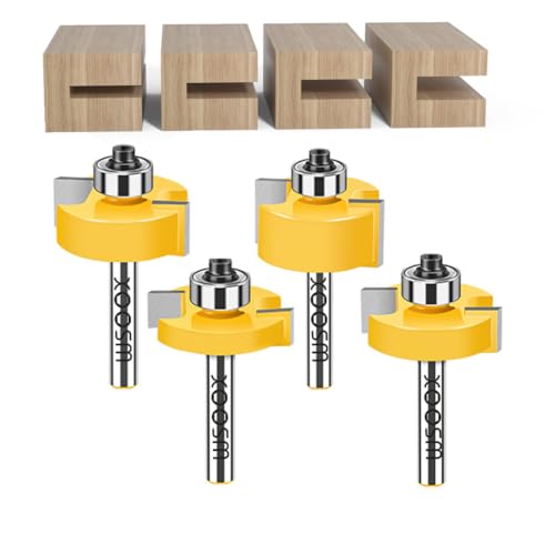 WSOOX Scheibennutfräser Fräser für Oberfräse 8mm Schaft Professional Zubehör 4 Stück Scheibennutfräser L 8 mm,10 mm,12 mm,16 mm WSOOX Scheibennutfräser Fräser für Oberfräse 8mm Schaft Professional Zubehör 4 Stück Scheibennutfräser L 8 mm,10 mm,12 mm,16 mm von WSOOX