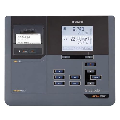 WTW inoLab pH/ION 7320P 2-Kanal Labormessgerät für pH/mV/ISE (DIN), GLP/AQS von WTW