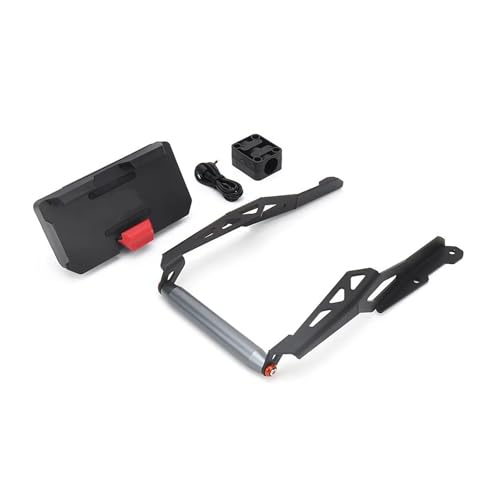 WTXXGQ Motorrad Telefon Halterung Für CFMOTO 800 MT 2023 Motorrad Telefon Halter Unterstützung GPS Navigation Halterung 12/22mm Fahrrad Handyhalterung(Set - 22MM) von WTXXGQ