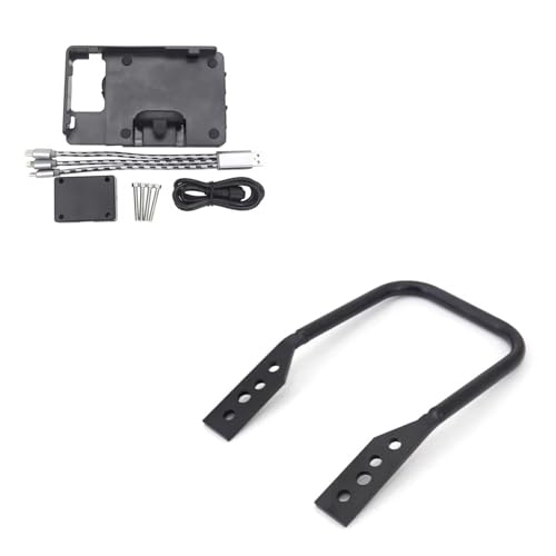 WTXXGQ Motorrad Telefon Halterung Für F750GS Für F850GS Für Abenteuer GPS Smart Navigation Mount Montage Halterung Adapter Halter Fahrrad Handyhalterung(Set) von WTXXGQ