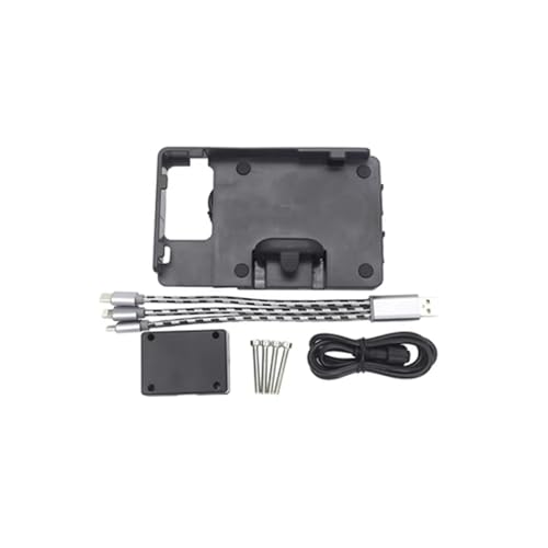 WTXXGQ Motorrad Telefon Halterung Für Kawasaki Für Versys650 2022 2023 13mm/16mm Navigation Halterung GPS Smartphone Handy USB Fahrrad Handyhalterung(Phone Holder) von WTXXGQ