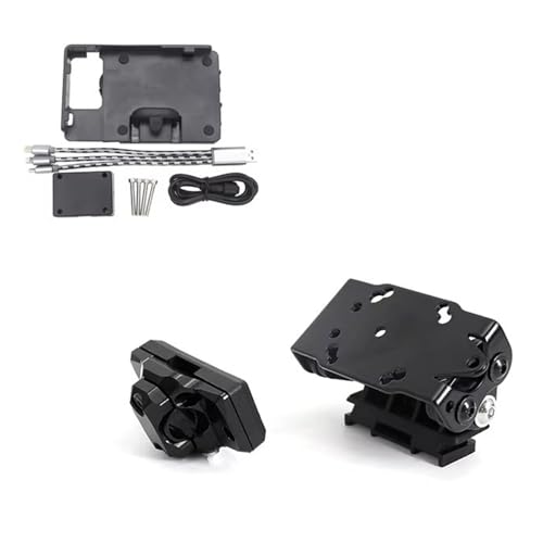 WTXXGQ Motorrad Telefon Halterung Für Kawasaki Für Versys650 2022 2023 13mm/16mm Navigation Halterung GPS Smartphone Handy USB Fahrrad Handyhalterung(Set) von WTXXGQ