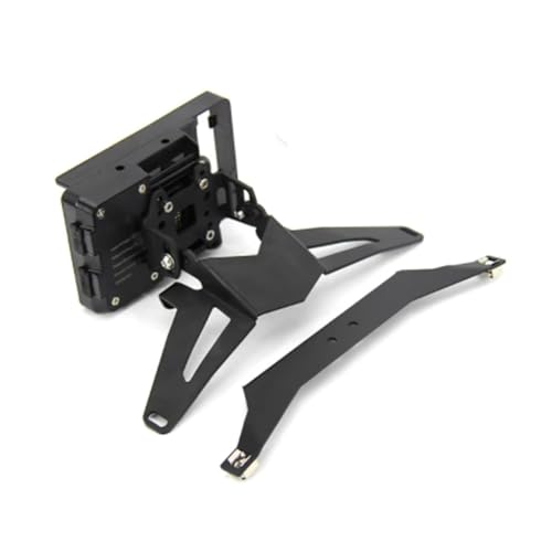 WTXXGQ Motorrad Telefon Halterung Für R 1200 RT R1200RT Unten 2009 Motorrad Navigation Halterung GPS Navigator USB Lade Telefon Halter Fahrrad Handyhalterung(A Set) von WTXXGQ