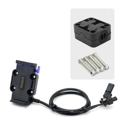 WTXXGQ Motorrad Telefon Halterung Für R1200GS R1250GS Für ADV S1000XR F750GS F850GS F900R R1300GS Drahtlose Ladegerät Telefon Navigation Halterung Fahrrad Handyhalterung(Blue - 12mm) von WTXXGQ