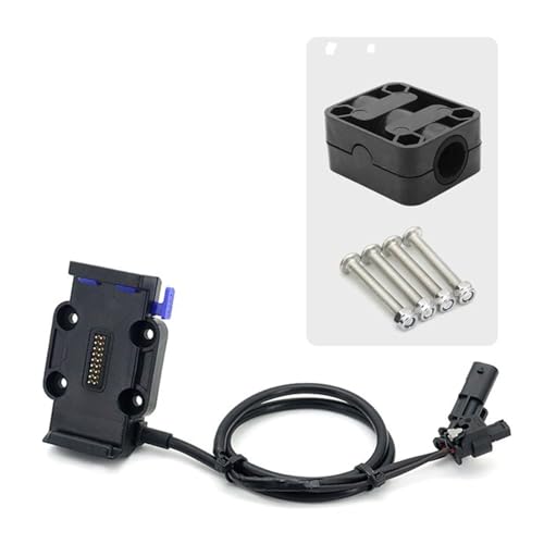 WTXXGQ Motorrad Telefon Halterung Für R1200GS R1250GS Für ADV S1000XR F750GS F850GS F900R R1300GS Drahtlose Ladegerät Telefon Navigation Halterung Fahrrad Handyhalterung(Blue - 16mm) von WTXXGQ