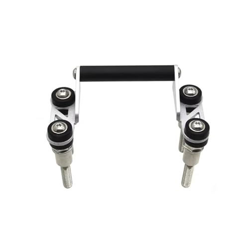 WTXXGQ Motorrad Telefon Halterung Für R1200GS R1250GS R1200RS R1200R F850GS F750GS F800GS F700GS Motorrad Lenker Handy-Navigation Halterung Fahrrad Handyhalterung(12mm Silver) von WTXXGQ