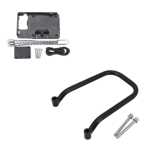 WTXXGQ Motorrad Telefon Halterung Für S1000XR 2020 2021 2022 2023 2024 Motorrad GPS Smart Navigation Mount Halterung Adapter Halter Fahrrad Handyhalterung(B and C) von WTXXGQ