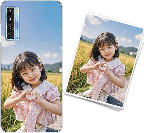 WUACYEAMING Personalisierte Handyhülle kompatibel mit TCL 20L/TCL 20 Lite Transparentes Slim Case aus Silikon TPU zum Selbstgestalten mit Foto Text Militärischer Fallschutz WUACYEAMING Personalisierte Handyhülle kompatibel mit TCL 20L/TCL 20 Lite Transparentes Slim Case aus Silikon TPU zum Selbstgestalten mit Foto Text Militärischer Fallschutz von WUACYEAMING