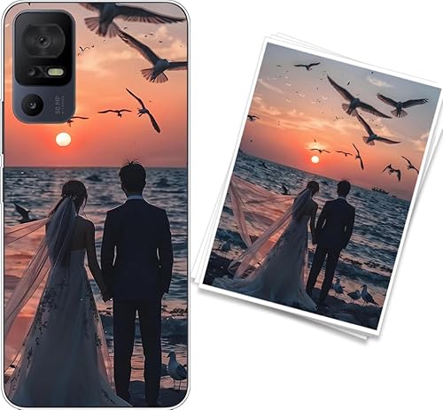 WUACYEAMING Personalisierte Handyhülle kompatibel mit TCL 40 SE Transparentes Slim Case aus Silikon TPU zum Selbstgestalten mit Foto Text Militärischer Fallschutz WUACYEAMING Personalisierte Handyhülle kompatibel mit TCL 40 SE Transparentes Slim Case aus Silikon TPU zum Selbstgestalten mit Foto Text Militärischer Fallschutz von WUACYEAMING