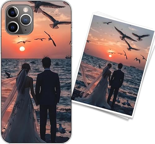 WUACYEAMING Personalisierte Handyhülle kompatibel mit iPhone 11 Pro Max Transparentes Slim Case aus Silikon TPU zum Selbstgestalten mit Foto Text Militärischer Fallschutz WUACYEAMING Personalisierte Handyhülle kompatibel mit iPhone 11 Pro Max Transparentes Slim Case aus Silikon TPU zum Selbstgestalten mit Foto Text Militärischer Fallschutz von WUACYEAMING