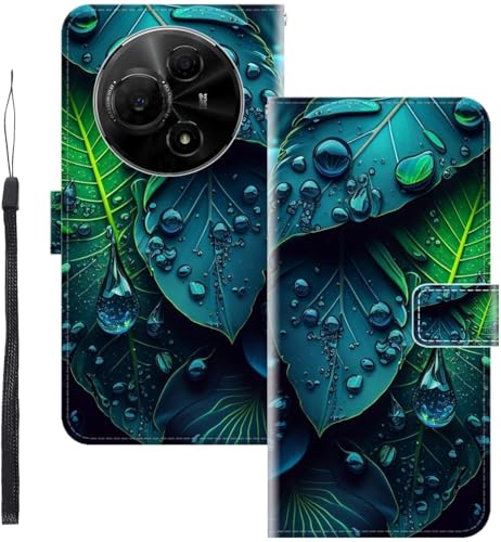 WUACYEAMING für TCL 60 NXTPAPER Hülle Premium PU Leder Flip Klappbare Stoßfeste Magnetische Schutzhülle Tasche mit Kartenfach Geld Slot Ständer Blatt von WUACYEAMING