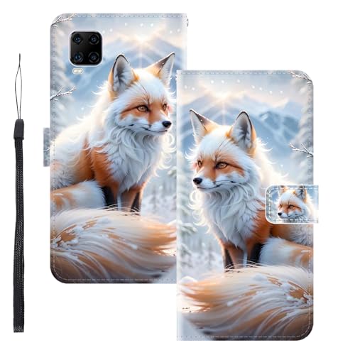 WUACYEAMING für ZTE Smartphone AXON 11 5G Hülle Premium PU Leder Flip Klappbare Stoßfeste Magnetische Schutzhülle Tasche mit Kartenfach Geld Slot Ständer Fuchs WUACYEAMING für ZTE Smartphone AXON 11 5G Hülle Premium PU Leder Flip Klappbare Stoßfeste Magnetische Schutzhülle Tasche mit Kartenfach Geld Slot Ständer Fuchs von WUACYEAMING