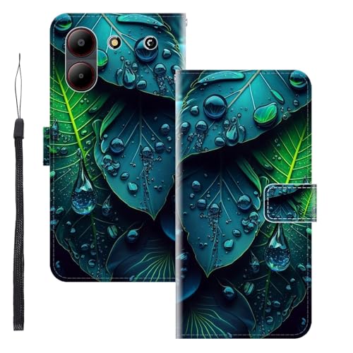 WUACYEAMING für ZTE Smartphone Blade A54 2023 Hülle Premium PU Leder Flip Klappbare Stoßfeste Magnetische Schutzhülle Tasche mit Kartenfach Geld Slot Ständer Blatt WUACYEAMING für ZTE Smartphone Blade A54 2023 Hülle Premium PU Leder Flip Klappbare Stoßfeste Magnetische Schutzhülle Tasche mit Kartenfach Geld Slot Ständer Blatt von WUACYEAMING