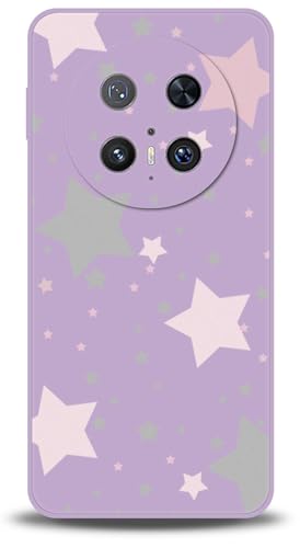 WUACYEAMING kompatibel mit Huawei Mate 70 Pro Hülle Silikon Weich Slim Matt TPU Case mit Kameraschutz Stoßfest rutschfest Kratzfest Leicht Schutzhülle-Sterne von WUACYEAMING