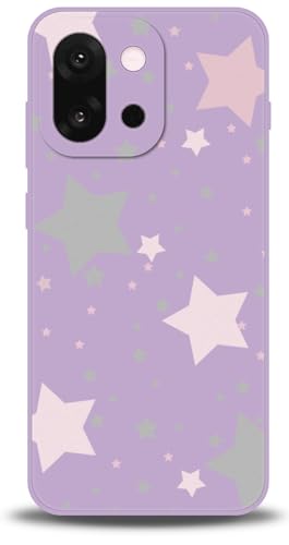 WUACYEAMING kompatibel mit ONEPLUS 13T Hülle Silikon Weich Slim Matt TPU Case mit Kameraschutz Stoßfest rutschfest Kratzfest Leicht Schutzhülle-Sterne von WUACYEAMING