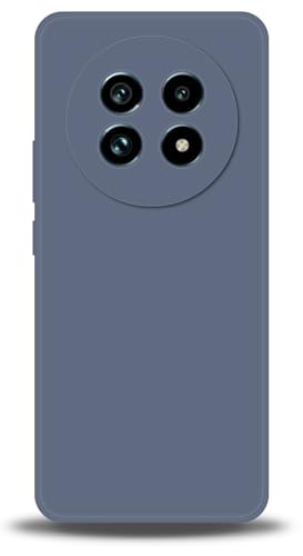 WUACYEAMING kompatibel mit REALME 13 Pro+/REALME 13 Pro Hülle Silikon Weich Slim Matt TPU Case mit Kameraschutz Stoßfest rutschfest Kratzfest Leicht Schutzhülle-Grau von WUACYEAMING