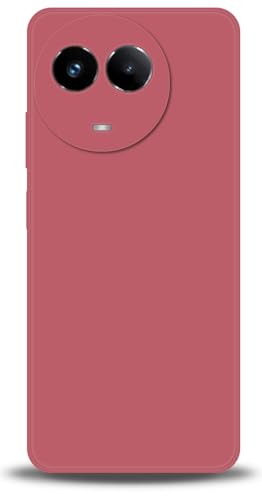 WUACYEAMING kompatibel mit REALME V50/REALMEV50s Hülle Silikon Weich Slim Matt TPU Case mit Kameraschutz Stoßfest rutschfest Kratzfest Leicht Schutzhülle-Rot von WUACYEAMING