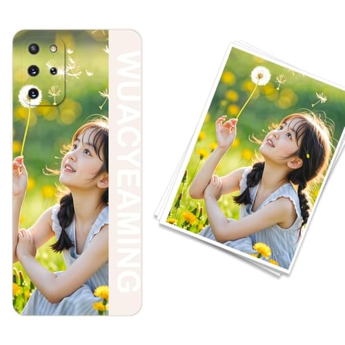 WUACYEAMING kompatibel mit Samsung Galaxy S20 Plus 4G Personalisierte Handyhülle,Personalisiert Hülle mit Selbst Gestalten Eigenem Bild Text Foto Flüssigem Silikon Schutzhülle Weiß von WUACYEAMING
