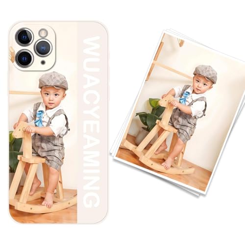 WUACYEAMING kompatibel mit iPhone 11 Pro Max Personalisierte Handyhülle,Personalisiert Hülle mit Selbst Gestalten Eigenem Bild Text Foto Flüssigem Silikon Schutzhülle Weiß WUACYEAMING kompatibel mit iPhone 11 Pro Max Personalisierte Handyhülle,Personalisiert Hülle mit Selbst Gestalten Eigenem Bild Text Foto Flüssigem Silikon Schutzhülle Weiß von WUACYEAMING