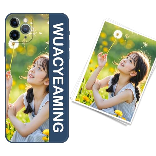 WUACYEAMING kompatibel mit iPhone 11 Pro Personalisierte Handyhülle,Personalisiert Hülle mit Selbst Gestalten Eigenem Bild Text Foto Flüssigem Silikon Schutzhülle blau WUACYEAMING kompatibel mit iPhone 11 Pro Personalisierte Handyhülle,Personalisiert Hülle mit Selbst Gestalten Eigenem Bild Text Foto Flüssigem Silikon Schutzhülle blau von WUACYEAMING