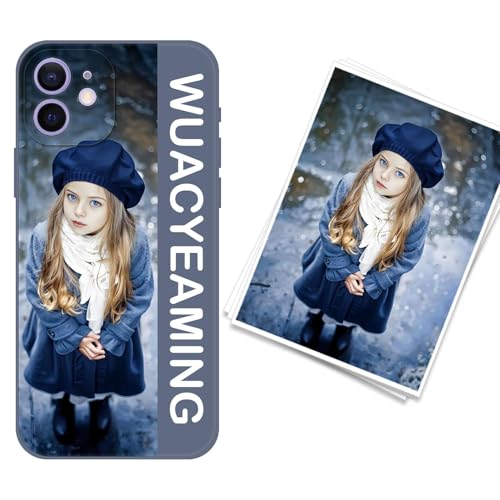 WUACYEAMING kompatibel mit iPhone 12 Personalisierte Handyhülle,Personalisiert Hülle mit Selbst Gestalten Eigenem Bild Text Foto Flüssigem Silikon Schutzhülle Grau WUACYEAMING kompatibel mit iPhone 12 Personalisierte Handyhülle,Personalisiert Hülle mit Selbst Gestalten Eigenem Bild Text Foto Flüssigem Silikon Schutzhülle Grau von WUACYEAMING