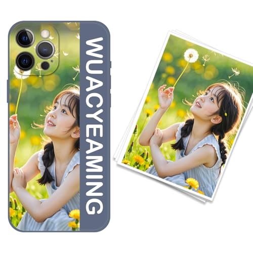 WUACYEAMING kompatibel mit iPhone 12 Pro Personalisierte Handyhülle,Personalisiert Hülle mit Selbst Gestalten Eigenem Bild Text Foto Flüssigem Silikon Schutzhülle Grau WUACYEAMING kompatibel mit iPhone 12 Pro Personalisierte Handyhülle,Personalisiert Hülle mit Selbst Gestalten Eigenem Bild Text Foto Flüssigem Silikon Schutzhülle Grau von WUACYEAMING