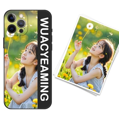 WUACYEAMING kompatibel mit iPhone 12 Pro Personalisierte Handyhülle,Personalisiert Hülle mit Selbst Gestalten Eigenem Bild Text Foto Flüssigem Silikon Schutzhülle Grauschwarz WUACYEAMING kompatibel mit iPhone 12 Pro Personalisierte Handyhülle,Personalisiert Hülle mit Selbst Gestalten Eigenem Bild Text Foto Flüssigem Silikon Schutzhülle Grauschwarz von WUACYEAMING