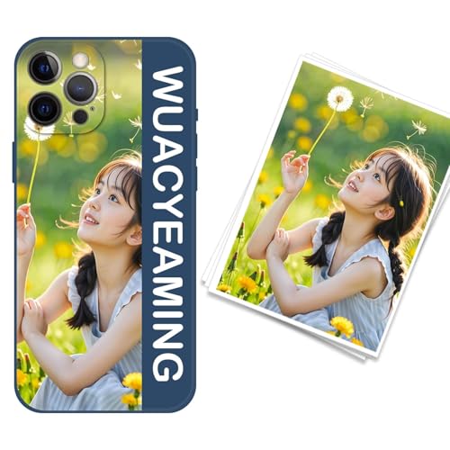 WUACYEAMING kompatibel mit iPhone 12 Pro Personalisierte Handyhülle,Personalisiert Hülle mit Selbst Gestalten Eigenem Bild Text Foto Flüssigem Silikon Schutzhülle blau WUACYEAMING kompatibel mit iPhone 12 Pro Personalisierte Handyhülle,Personalisiert Hülle mit Selbst Gestalten Eigenem Bild Text Foto Flüssigem Silikon Schutzhülle blau von WUACYEAMING