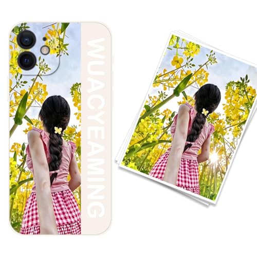 WUACYEAMING kompatibel mit iPhone 12 mini Personalisierte Handyhülle,Personalisiert Hülle mit Selbst Gestalten Eigenem Bild Text Foto Flüssigem Silikon Schutzhülle Weiß WUACYEAMING kompatibel mit iPhone 12 mini Personalisierte Handyhülle,Personalisiert Hülle mit Selbst Gestalten Eigenem Bild Text Foto Flüssigem Silikon Schutzhülle Weiß von WUACYEAMING