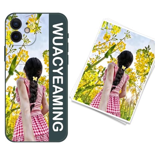 WUACYEAMING kompatibel mit iPhone 12 mini Personalisierte Handyhülle,Personalisiert Hülle mit Selbst Gestalten Eigenem Bild Text Foto Flüssigem Silikon Schutzhülle grüner WUACYEAMING kompatibel mit iPhone 12 mini Personalisierte Handyhülle,Personalisiert Hülle mit Selbst Gestalten Eigenem Bild Text Foto Flüssigem Silikon Schutzhülle grüner von WUACYEAMING
