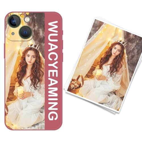WUACYEAMING kompatibel mit iPhone 13 Mini Personalisierte Handyhülle,Personalisiert Hülle mit Selbst Gestalten Eigenem Bild Text Foto Flüssigem Silikon Schutzhülle Rot WUACYEAMING kompatibel mit iPhone 13 Mini Personalisierte Handyhülle,Personalisiert Hülle mit Selbst Gestalten Eigenem Bild Text Foto Flüssigem Silikon Schutzhülle Rot von WUACYEAMING
