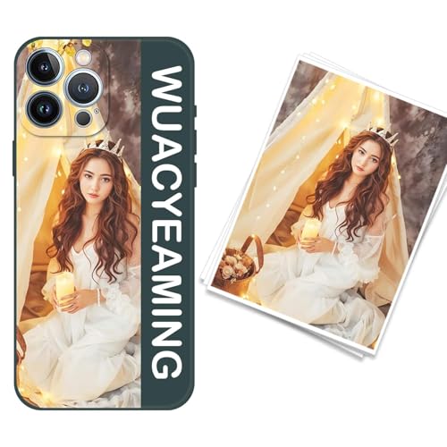 WUACYEAMING kompatibel mit iPhone 13 Pro Personalisierte Handyhülle,Personalisiert Hülle mit Selbst Gestalten Eigenem Bild Text Foto Flüssigem Silikon Schutzhülle grüner WUACYEAMING kompatibel mit iPhone 13 Pro Personalisierte Handyhülle,Personalisiert Hülle mit Selbst Gestalten Eigenem Bild Text Foto Flüssigem Silikon Schutzhülle grüner von WUACYEAMING