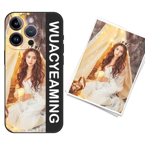WUACYEAMING kompatibel mit iPhone 14 Pro Personalisierte Handyhülle,Personalisiert Hülle mit Selbst Gestalten Eigenem Bild Text Foto Flüssigem Silikon Schutzhülle Grauschwarz WUACYEAMING kompatibel mit iPhone 14 Pro Personalisierte Handyhülle,Personalisiert Hülle mit Selbst Gestalten Eigenem Bild Text Foto Flüssigem Silikon Schutzhülle Grauschwarz von WUACYEAMING