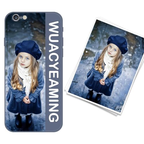 WUACYEAMING kompatibel mit iPhone 6/6S Personalisierte Handyhülle,Personalisiert Hülle mit Selbst Gestalten Eigenem Bild Text Foto Flüssigem Silikon Schutzhülle Grau WUACYEAMING kompatibel mit iPhone 6/6S Personalisierte Handyhülle,Personalisiert Hülle mit Selbst Gestalten Eigenem Bild Text Foto Flüssigem Silikon Schutzhülle Grau von WUACYEAMING