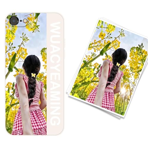 WUACYEAMING kompatibel mit iPhone SE 2020/8/7 Personalisierte Handyhülle,Personalisiert Hülle mit Selbst Gestalten Eigenem Bild Text Foto Flüssigem Silikon Schutzhülle Weiß WUACYEAMING kompatibel mit iPhone SE 2020/8/7 Personalisierte Handyhülle,Personalisiert Hülle mit Selbst Gestalten Eigenem Bild Text Foto Flüssigem Silikon Schutzhülle Weiß von WUACYEAMING